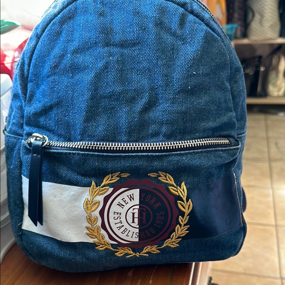 Tommy Hilfiger Blue Jean Backpack